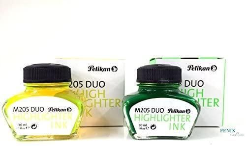 Чорнило флуоресцентне Pelikan M205 Duo Highlighter Ink у скляному флаконі 30 мл, колір зелений, 339580 339580 фото