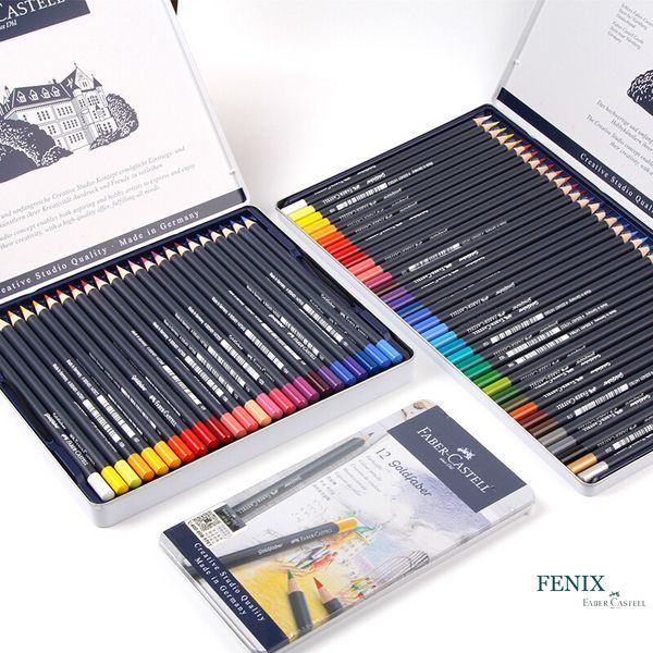 Кольоровий олівець Faber-Castell Goldfaber колір кобальтова бірюза No153 (Cobalt Turquoise), 114753 114753 фото
