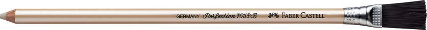 Ластик-карандаш Faber-Castell Perfection 7058 B с кисточкой для удаления туши и чернил, 185800 185800 фото