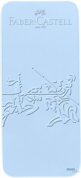 Подарочный набор ручек Faber-Castell GRIP 2010 Sky Blue в металлическом пенале, шарик + перо, 201524 201524 фото