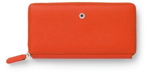Кошелек женский кожаный Graf von Faber-Castell Ladies Burned Orange Epsom, цвет оранжевый, 118924 118924 фото