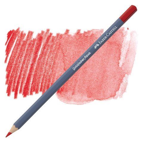 Карандаш акварельный Faber-Castell Goldfaber Aqua цвет светло-красная герань №121 (Pale Geranium Lake), 114621 114621 фото