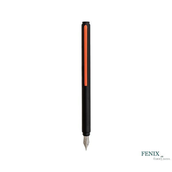 Ручка перова Pininfarina GrafeeX Fountain Pen, перо Medium, колір кліпу помаранчевий GFX003ARM фото