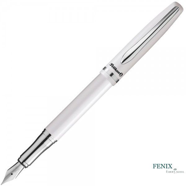 Ручка перова Pelikan Jazz Elegance Pearl White, перо M, корпус білий перламутр, Р36 Р36 фото