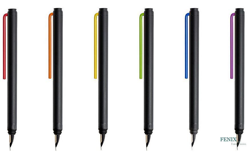 Ручка перова Pininfarina GrafeeX Fountain Pen, перо Medium, колір кліпу помаранчевий GFX003ARM фото