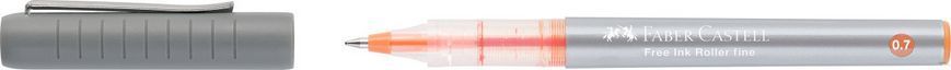 Ручка-роллер Faber-Castell Free Ink rollerball, цвет чернил оранжевый, 0,7 мм, одноразовая, 348115 348115 фото