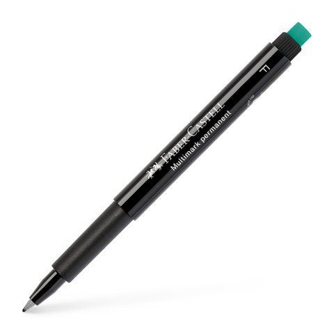 Маркер перманентный Faber-Castell Multimark Permanent, цвет чёрный F (0,6 мм), 151399 151399 фото