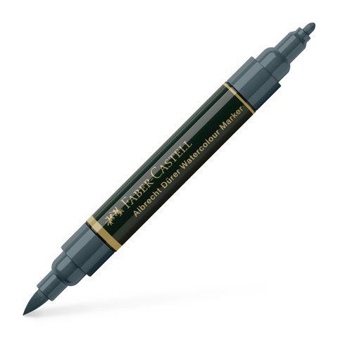 Акварельный двухсторонний маркер Albrecht D&uuml;rer Faber-Castell цвет холодный серый VI №235, 160535 160535 фото
