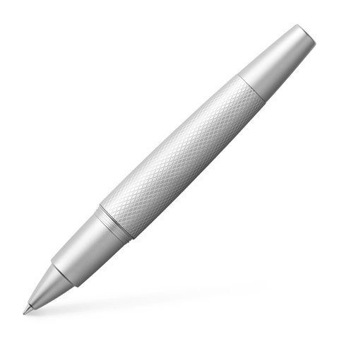 Ручка роллер Faber-Castell E-motion Pure Silver, корпус металлический серебряный, 148675 148675 фото