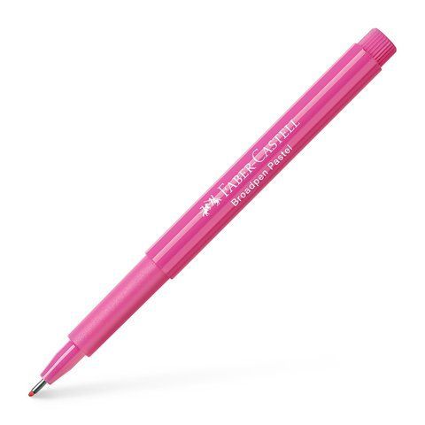Капиллярная ручка Faber-Castell BROADPEN 1554 Pastel Purplepink, цвет пурпурный, 0,8 мм, 155426 155426 фото