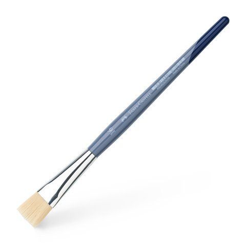 Пензлик Faber-Castell Flat bristle brush плоский щетина, розмір № 16, 282816 282816 фото