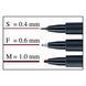 Маркер перманентный Faber-Castell Multimark Permanent, цвет чёрный F (0,6 мм), 151399 151399 фото 10