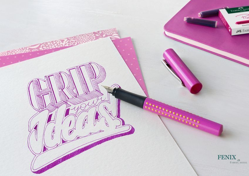 Чорнило для перових ручок Faber-Castell Fountain Pen Ink Bottle Pink, 30 мл колір рожевий, 149856 149856 фото