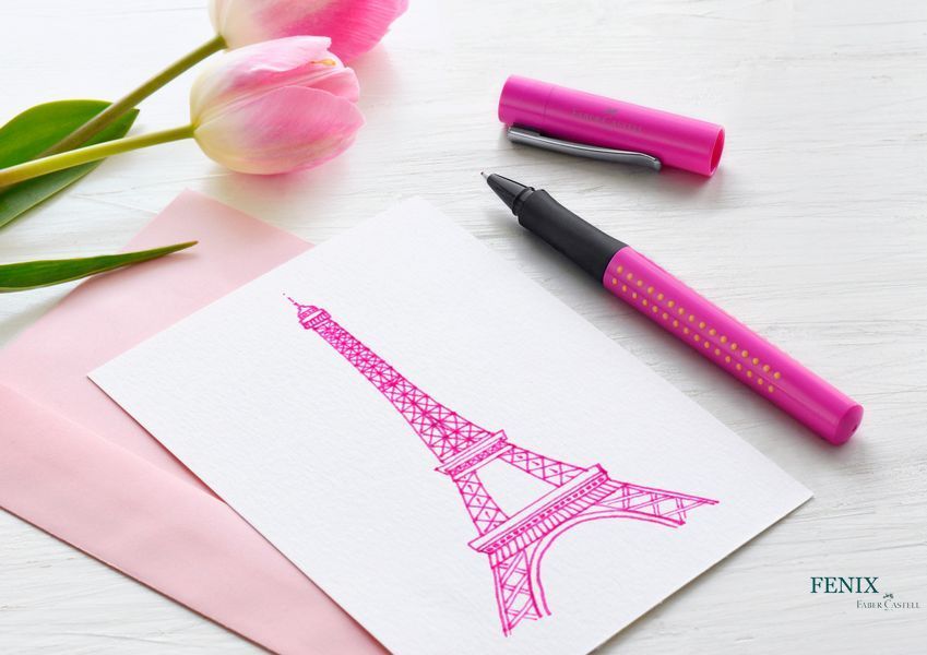 Чорнило для перових ручок Faber-Castell Fountain Pen Ink Bottle Pink, 30 мл колір рожевий, 149856 149856 фото