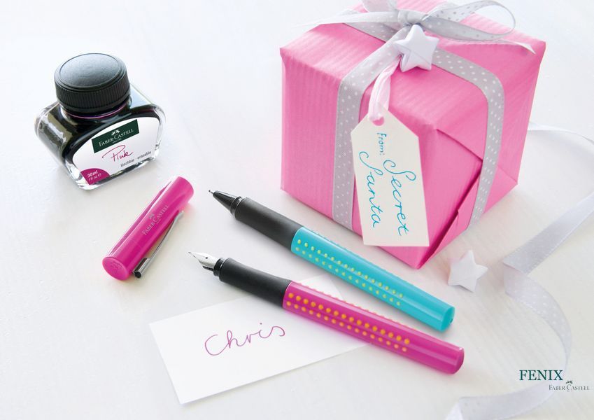 Чорнило для перових ручок Faber-Castell Fountain Pen Ink Bottle Pink, 30 мл колір рожевий, 149856 149856 фото