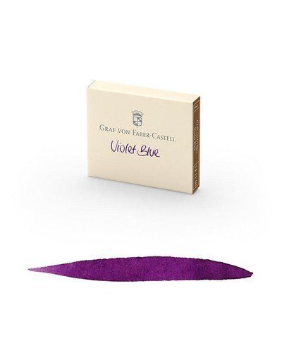 Картриджі для перових ручок Graf von Faber-Castell ink cartridges Violet Blue, колір фіолетовий, 6 штук, 141106 141106 фото