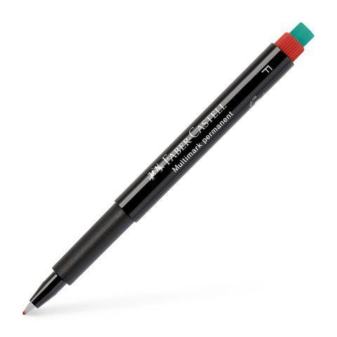 Маркер перманентный Faber-Castell Multimark Permanent, цвет красный F (0,6 мм), 151321 151321 фото