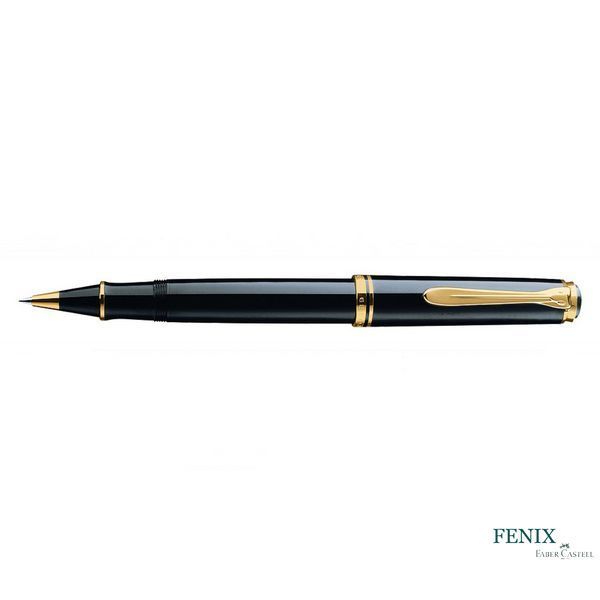Ручка ролер Pelikan Souver&auml;n Black R600, чорний корпус R600 фото
