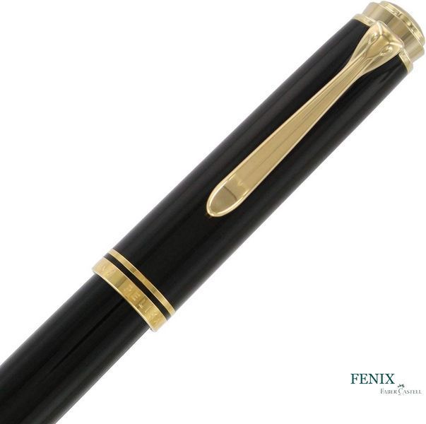Ручка ролер Pelikan Souver&auml;n Black R600, чорний корпус R600 фото