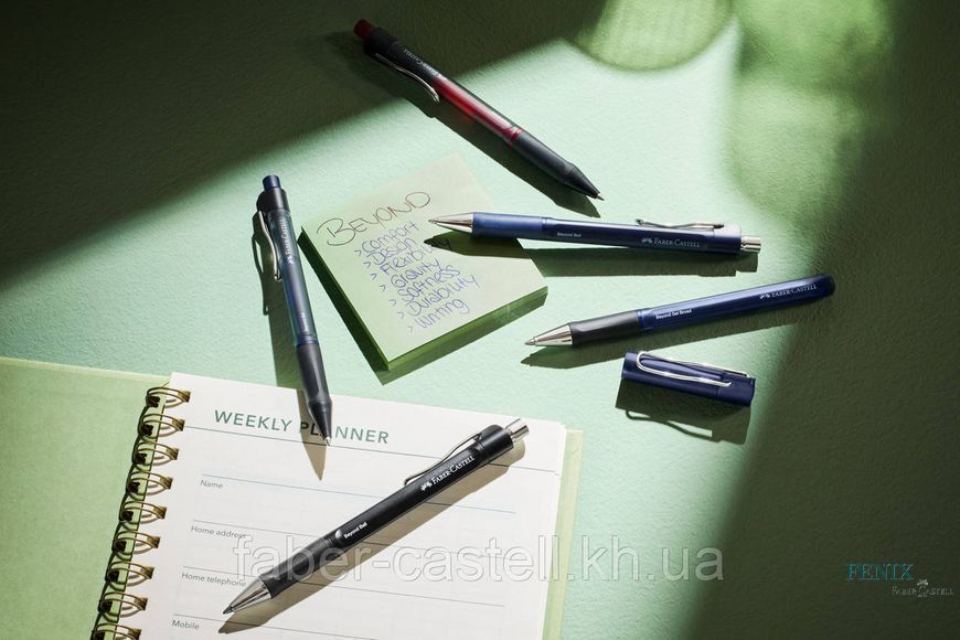 Ручка гелева Faber-Castell Beyond Gel Broad, колір синій (1,0 мм), 348853 348853 фото