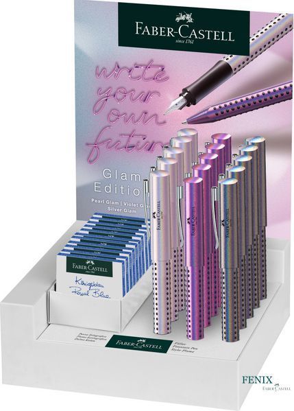 Ручка перьевая Faber-Castell Grip Edition Glam, цвет корпуса фиолетовый, перо М (0,7 мм), 140840 140840 фото