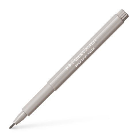 Капиллярная ручка Faber-Castell BROADPEN 1554 Pastel Grey, цвет пастельный серый, 0,8 мм, 155488 155488 фото