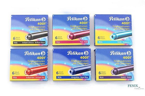Картриджи чернильные Pelikan 4001 TP/6 Brilliant Brown&nbsp;6 штук, короткие, цвет коричневый, 311924 311924 фото