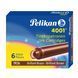 Картриджи чернильные Pelikan 4001 TP/6 Brilliant Brown&nbsp;6 штук, короткие, цвет коричневый, 311924 311924 фото 1