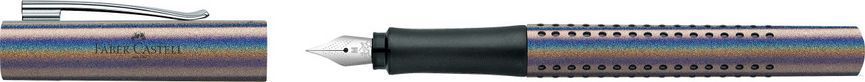 Ручка перьевая Faber-Castell Grip Edition Glam, цвет корпуса серебряный, перо М (0,7 мм), 140842 140842 фото