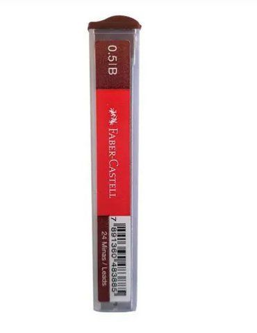 Грифель для механічного олівця Faber-Castell Polymer OF9125 В (діаметр 0,5 мм), 12 штук в пеналі, 521501 521501 фото