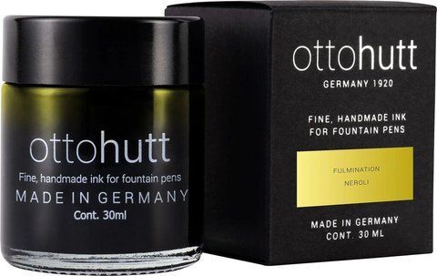 Чернила Otto Hutt Fulmination Neroli в стеклянной баночке 30 мл, цвет желтый с запахом нероли, 949112 949112 фото