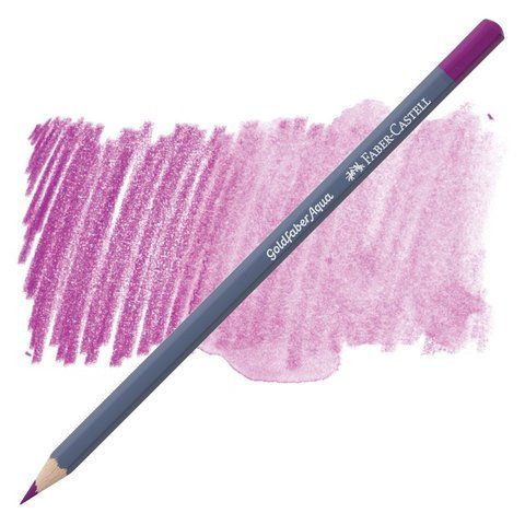 Карандаш акварельный Faber-Castell Goldfaber Aqua цвет темно-красный №134 (Crimson), 114634 114634 фото
