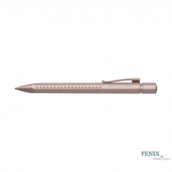 Подарунковий набір ручок Faber-Castell GRIP Edition Rose Copper в металевому пеналі, кулькова ручка + перова, 201525 201525 фото