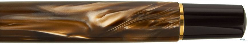 Ручка перова Pelikan Classic Marbled Brown, корпус коричневий, перо F, М200 М200 фото