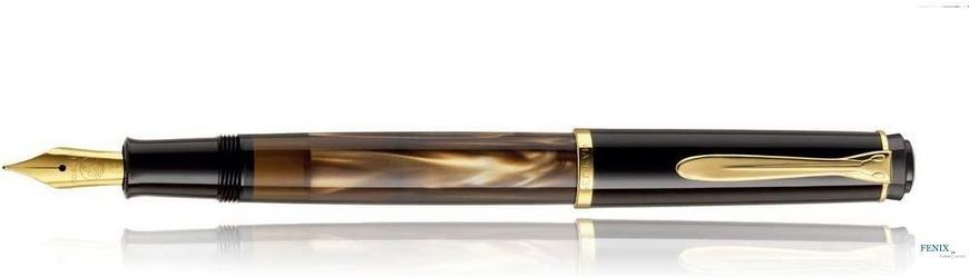Ручка перова Pelikan Classic Marbled Brown, корпус коричневий, перо F, М200 М200 фото