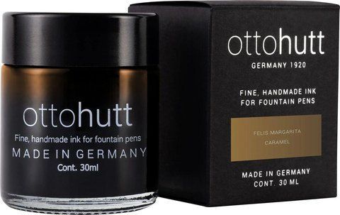 Чернила Otto Hutt Felis Margerita Caramel в стеклянной баночке 30 мл, коричневые с запахом карамели, 949113 949113 фото