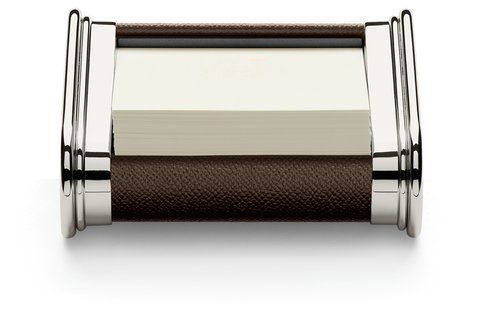 Підставка під папір для нотаток Graf von Faber-Castell з колекції Epsom, колір темно-коричневий, 118572 118572 фото