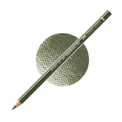 Олівець кольоровий Faber-Castell POLYCHROMOS колір хромова матова зелень №174 (Chrome Green Opaque), 110174 110174 фото