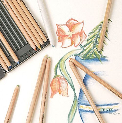 Пастельний олівець Faber-Castell Pitt Pastel, колір м'який білий (white&nbsp;soft) №101, 112111 112111 фото