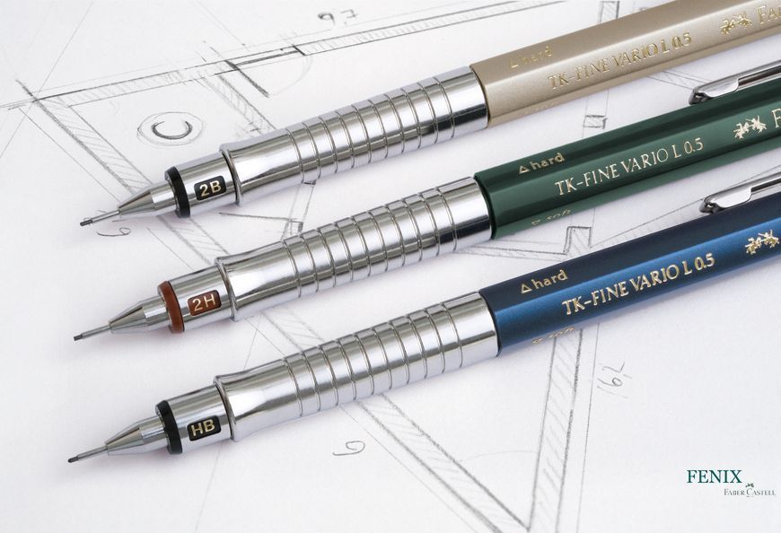 Карандаш механический Faber-Castell TK-Fine VARIO L Champagne Gold, диаметр 0,9 / 1,0 мм, 135940 135940 фото