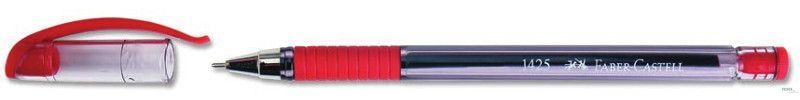 Кулькова ручка Faber-Castell 1425 червона 0,7 мм, 142521 142521 фото