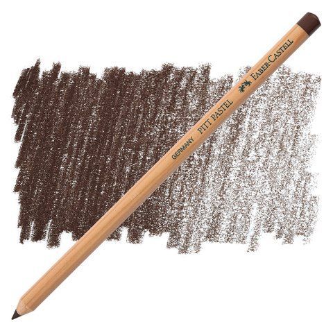 Пастельний олівець Faber-Castell Pitt Pastel, колір горіховий коричневий (walnut brown) №177, 112277 112277 фото