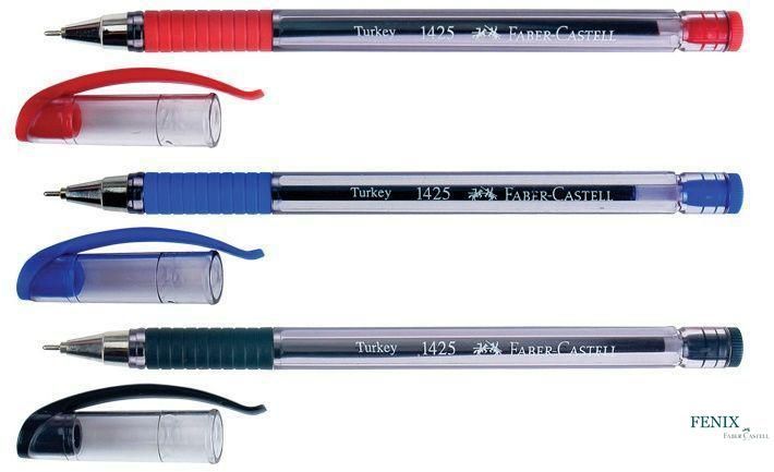 Кулькова ручка Faber-Castell 1425 чорна 0,7 мм, 142599 142599 фото