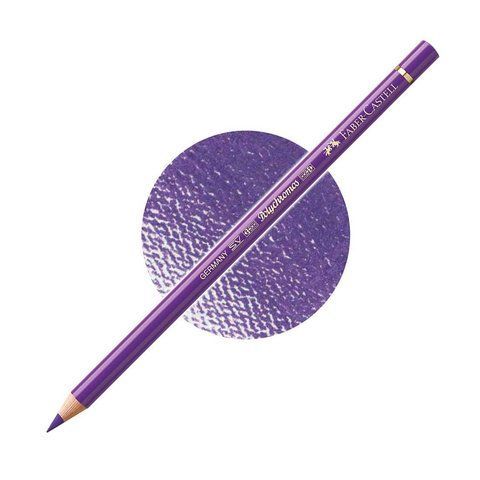 Олівець кольоровий Faber-Castell POLYCHROMOS колір пурпурно-фіолетовий №136 (Purple Violet), 110136 110136 фото