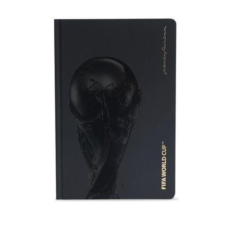 Блокнот з кам'яного паперу Pininfarina FIFA Edition Black Cup, формат А5, 128 аркушів в лінію FFNB04 фото