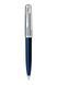 Ручка кульковая Pelikan Souver&auml;n Precious Metals Dark-Blue Transparent, корпус темно-синій, K625 K625 фото 1