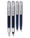 Ручка кульковая Pelikan Souver&auml;n Precious Metals Dark-Blue Transparent, корпус темно-синій, K625 K625 фото 4