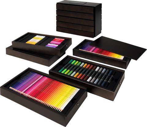 Подарунковий набір у дерев'яній шкатулці Faber-Castell Art & Graphic Limited Edition 396 предметів, 110052 110052 фото