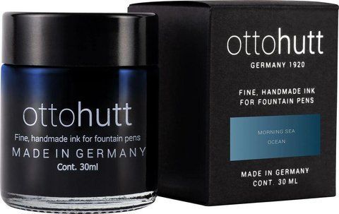 Чернила Otto Hutt Morning Sea Ocean в стеклянной баночке 30 мл, цвет лазурно-голубой с запахом океана, 949120 949120 фото