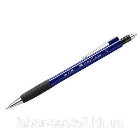 Олівець механічний Faber-Castell GRIP 1347, колір корпусу синій (0,7 мм), 134755 134755 фото